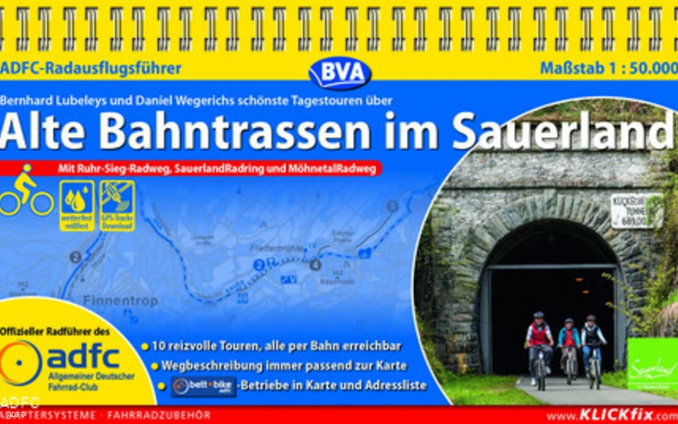 BVA: ADFC Radreiseführer "Alte Bahntrassen im Sauerland"