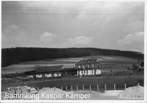 Bahnhof Bremke in den 1950-er Jahren