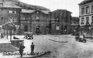 Der Bahnhofsvorplatz in den 1930 Jahren