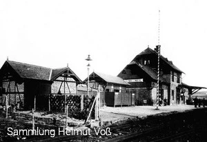Der Bahnhof von Schmallenberg um 1897